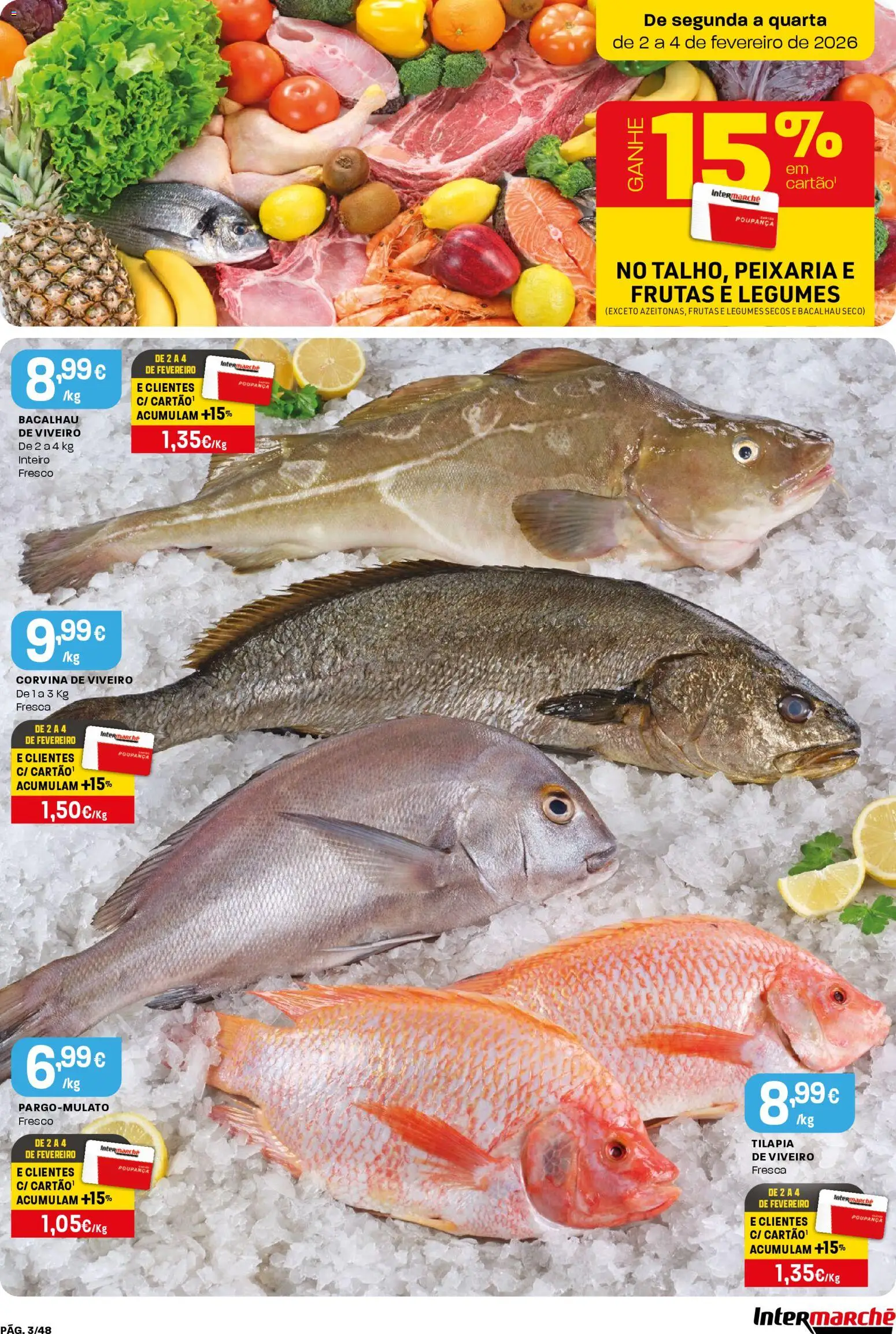 Intermarché folheto │ válido de 29.01.2026 | Página: 3 | Produtos: Bacalhau