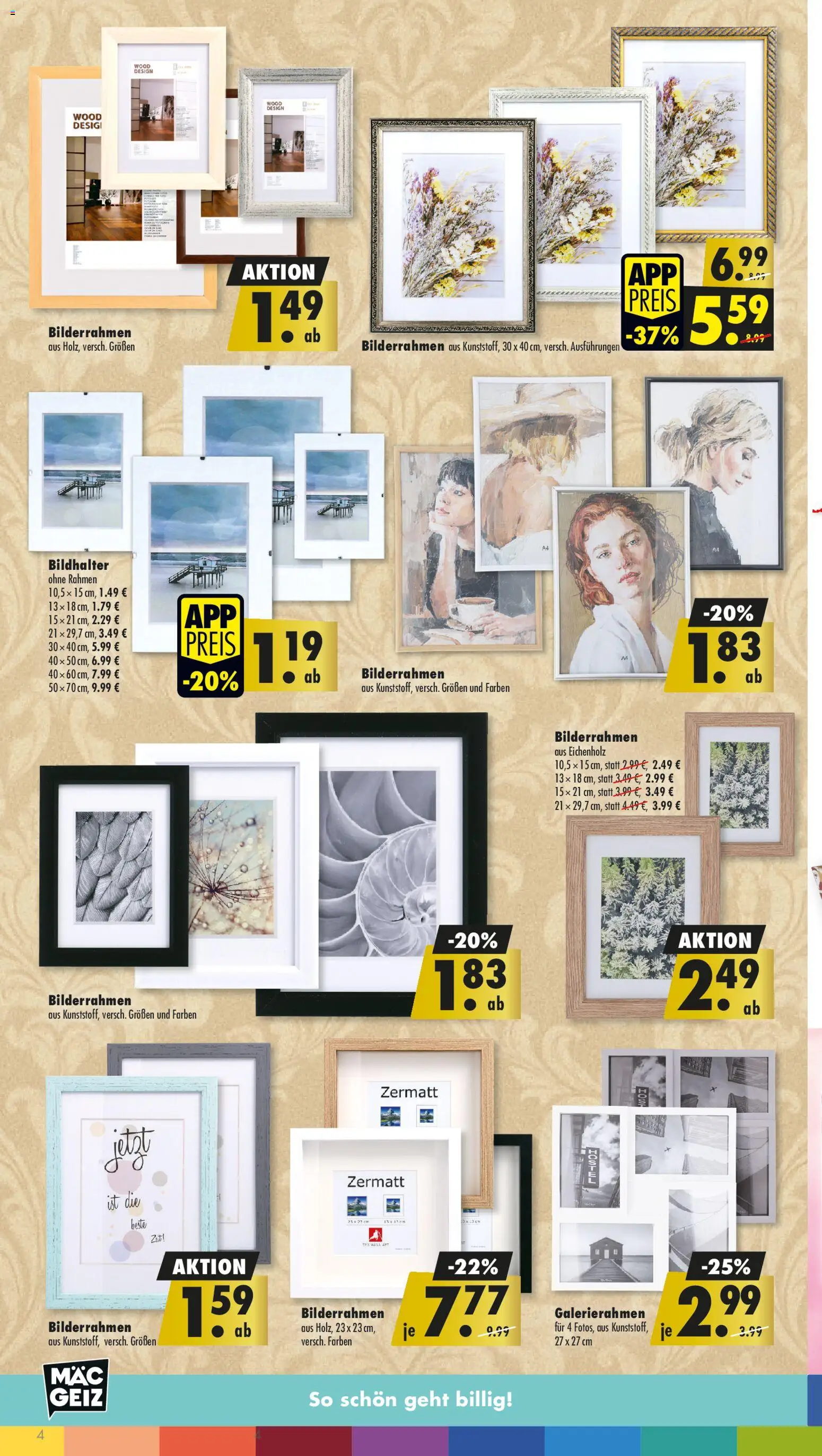 Mäc Geiz Prospekt 	 – gültig ab 15.12.2025 | Seite: 4 | Produkte: Bilderrahmen