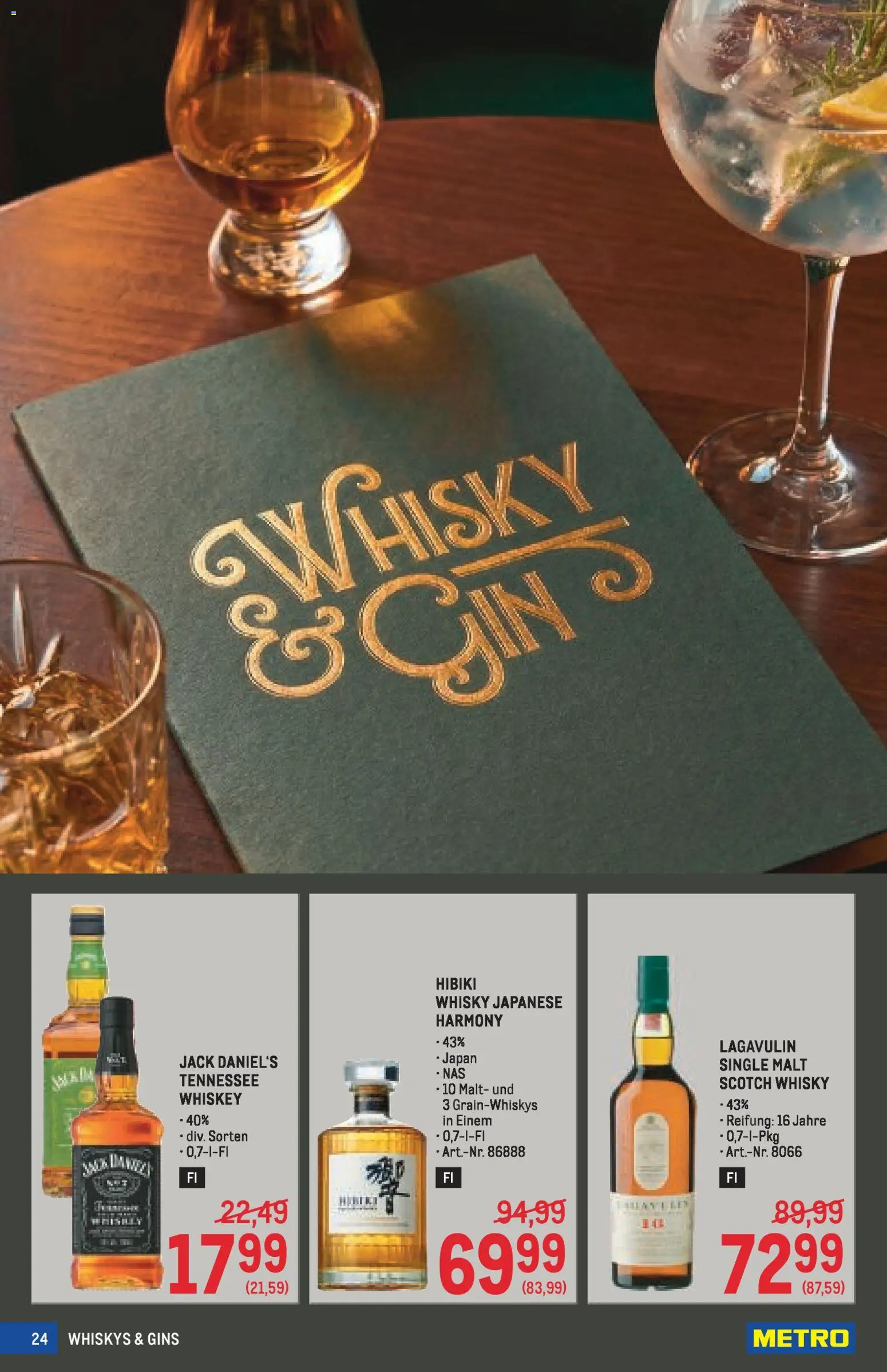 Metro angebote Getränke Spezial gültig ab 30.04.2026 | Seite: 24 | Produkte: Whiskey