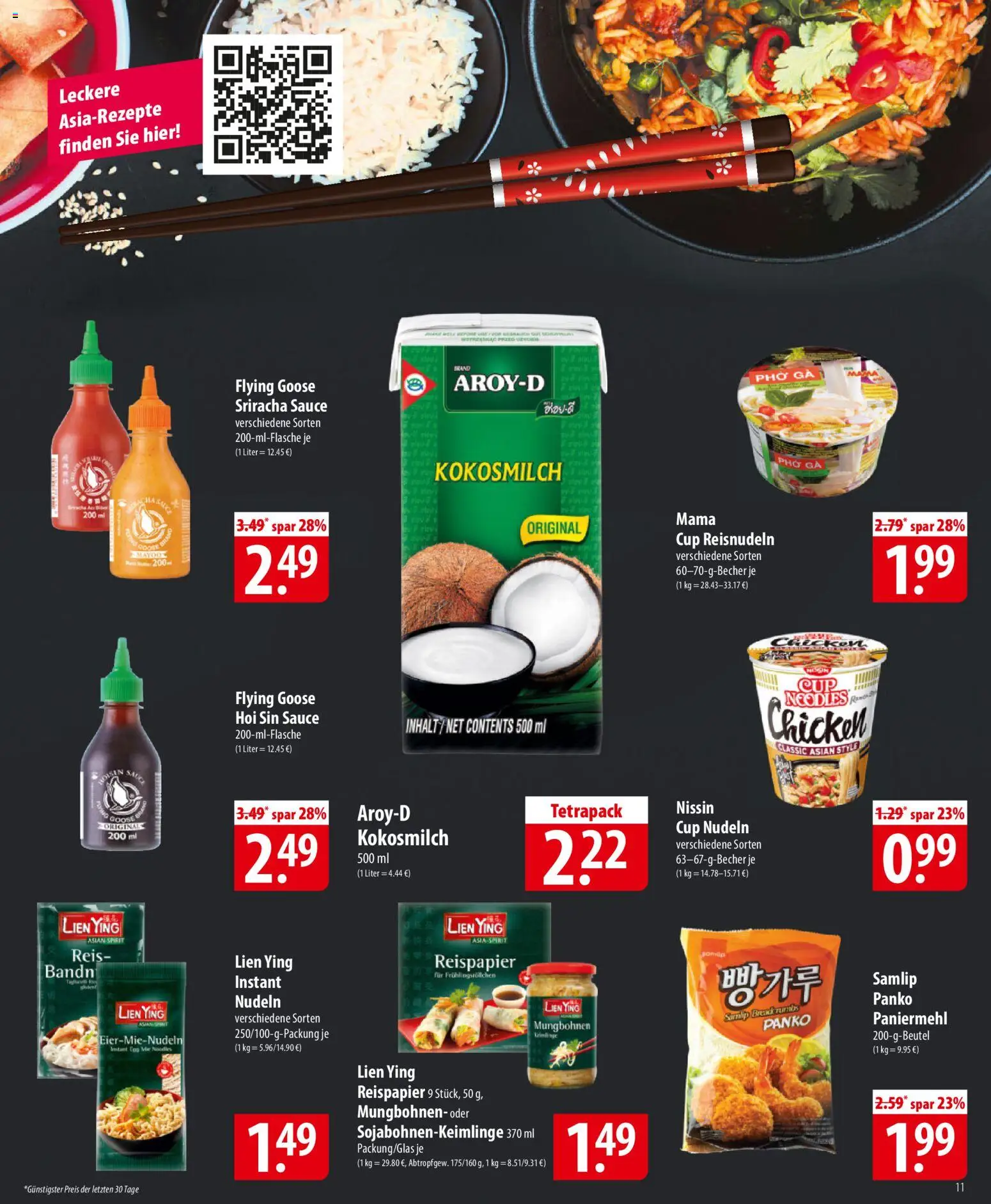 Famila Prospekt 	 – gültig ab 26.01.2026 | Seite: 11 | Produkte: Reis, Nudeln