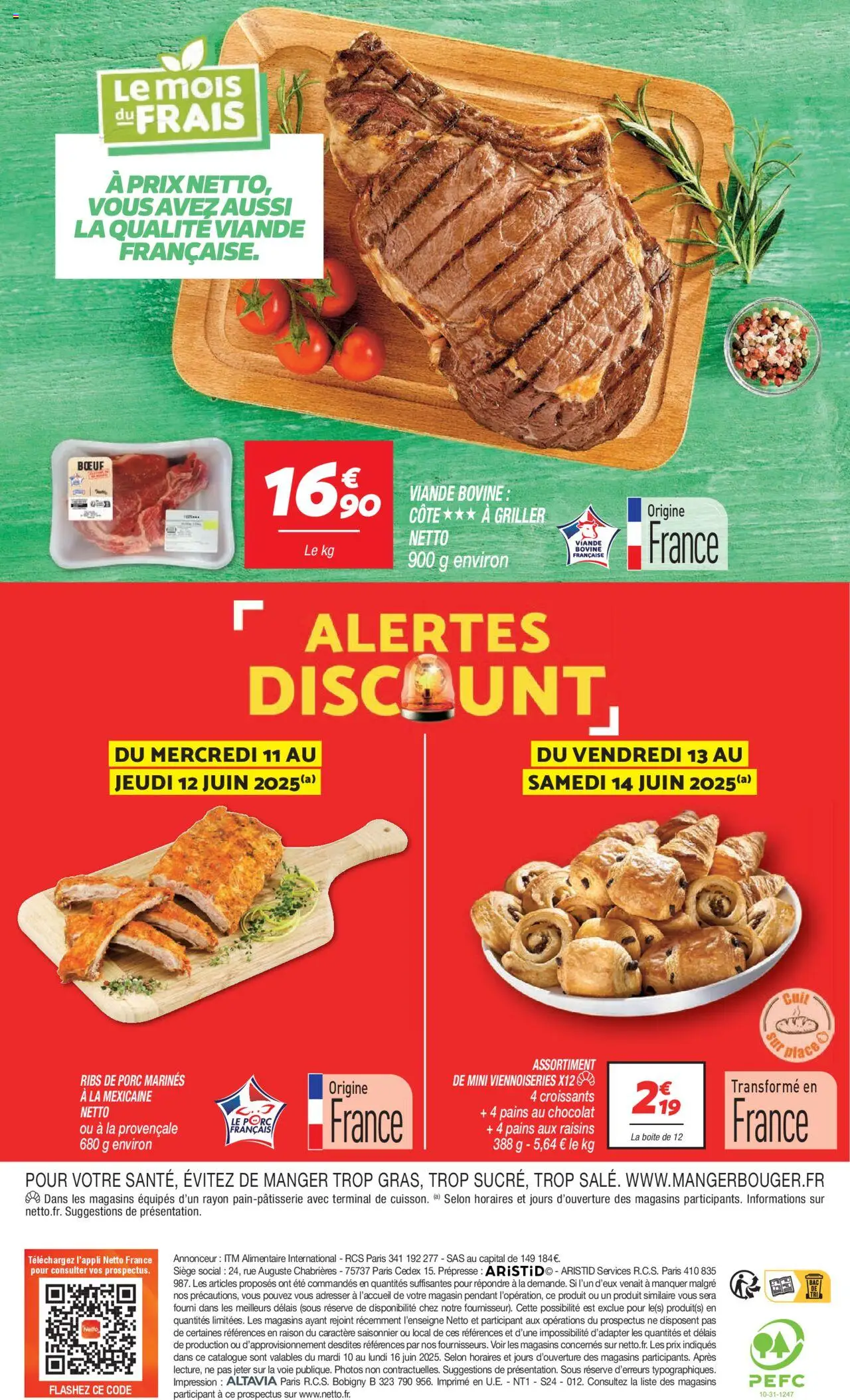  | Page: 20 | Produits: Viennoiseries, Viande, Ribs, Viande bovine