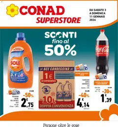 Anteprima del volantino Conad Superstore Campania catalogo valido a partire dal 03.01.2026