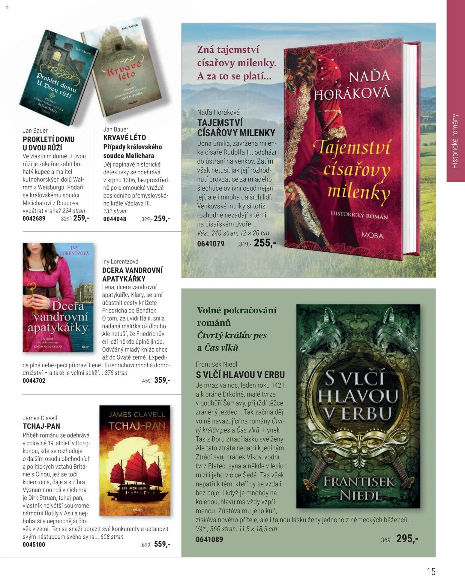 Knižní klub leták od 01.01.2026 | Strana: 15 | Produkty: Hra, Brita, Čaje, Pes