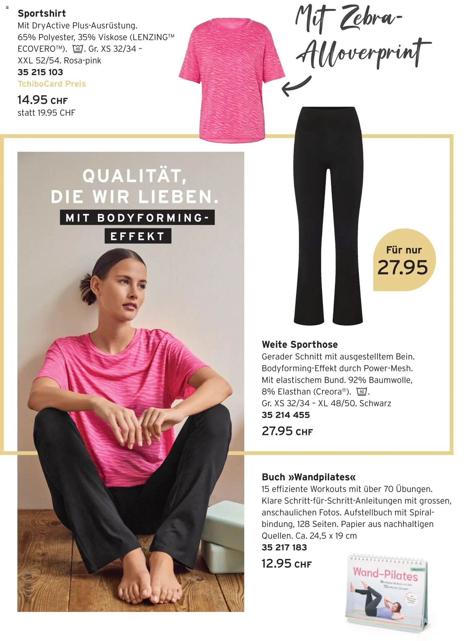 Tchibo Aktionen Feel the flow – gültig ab 17.02.2026 | Seite: 12 | Produkte: Sporthose