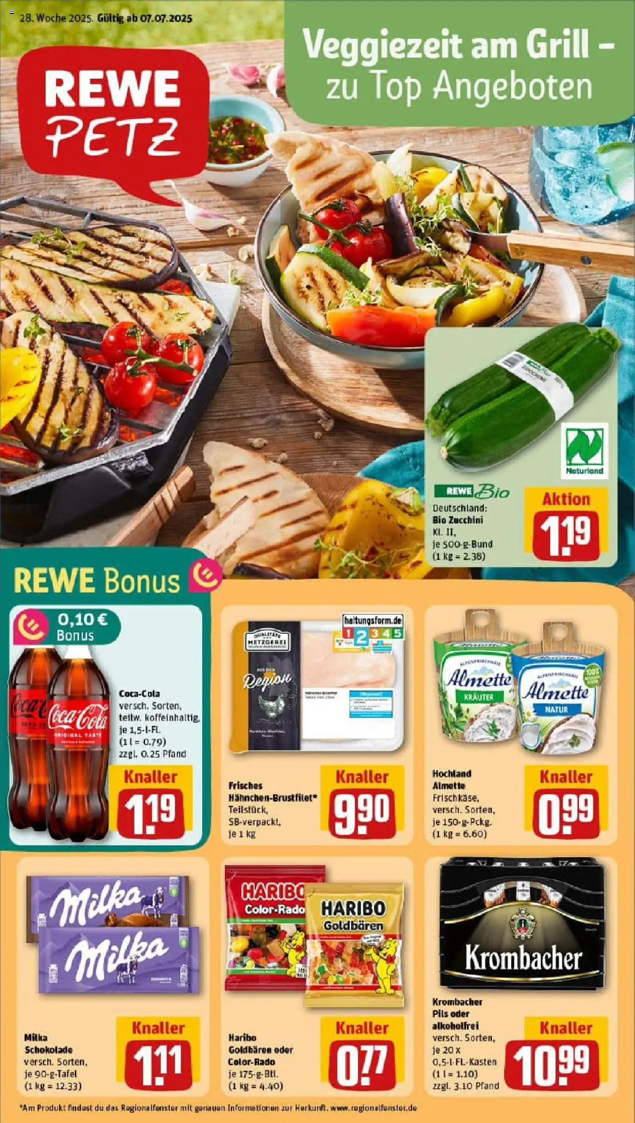 Rewe prospekt Neunkirchen	 - gültig ab dem 06.07.2025 | Seite: 1 | Produkte: Top, Schokolade, Milka schokolade, Milka