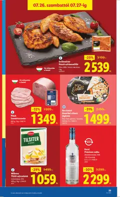 Lidl akciós ujság - amely érvényes a következő dátumtól: 24.07.2025 | Oldal: 33