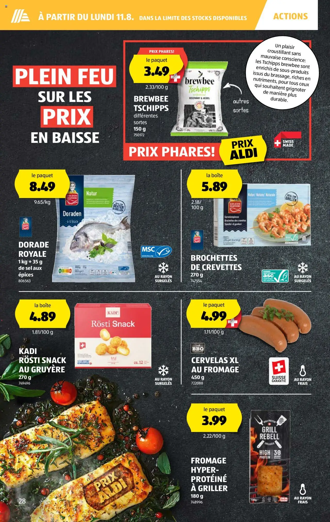Aldi Prospectus ab 07.08.2025 | Seite: 28 | Produkte: Griller, Grill