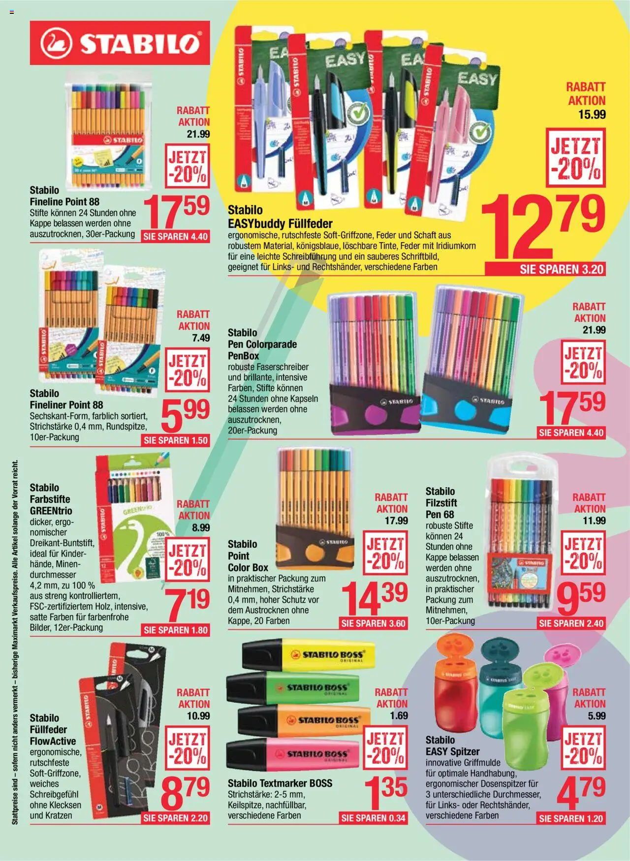Maximarkt Alles für die Schule gültig ab 25.08.2025 | Seite: 10 | Produkte: Kappe, Box