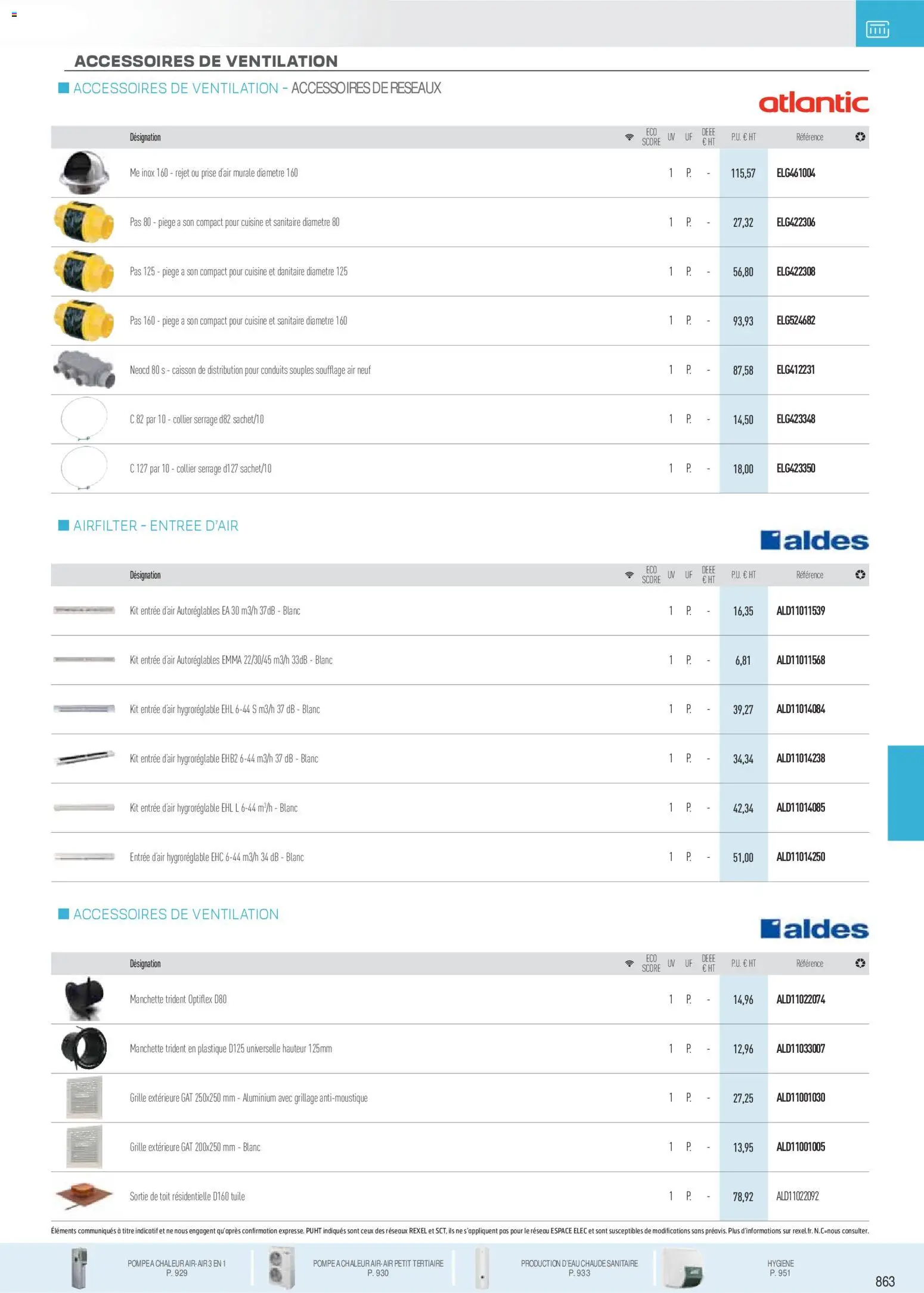 {H1} | Page: 75 | Produits: Tuile, Store, Prise, Collier