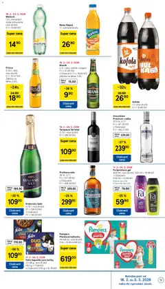 Náhled letáku Amundsen Premium vodka, 37,5 %, 0,7 l, s Clubcard: (1 l = 342,71 Kč) od 18.02.2026 | Strana: 9
