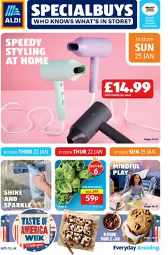Preview of Aldi - Weekly offers UK Specialbuys valid from 22.01.2026