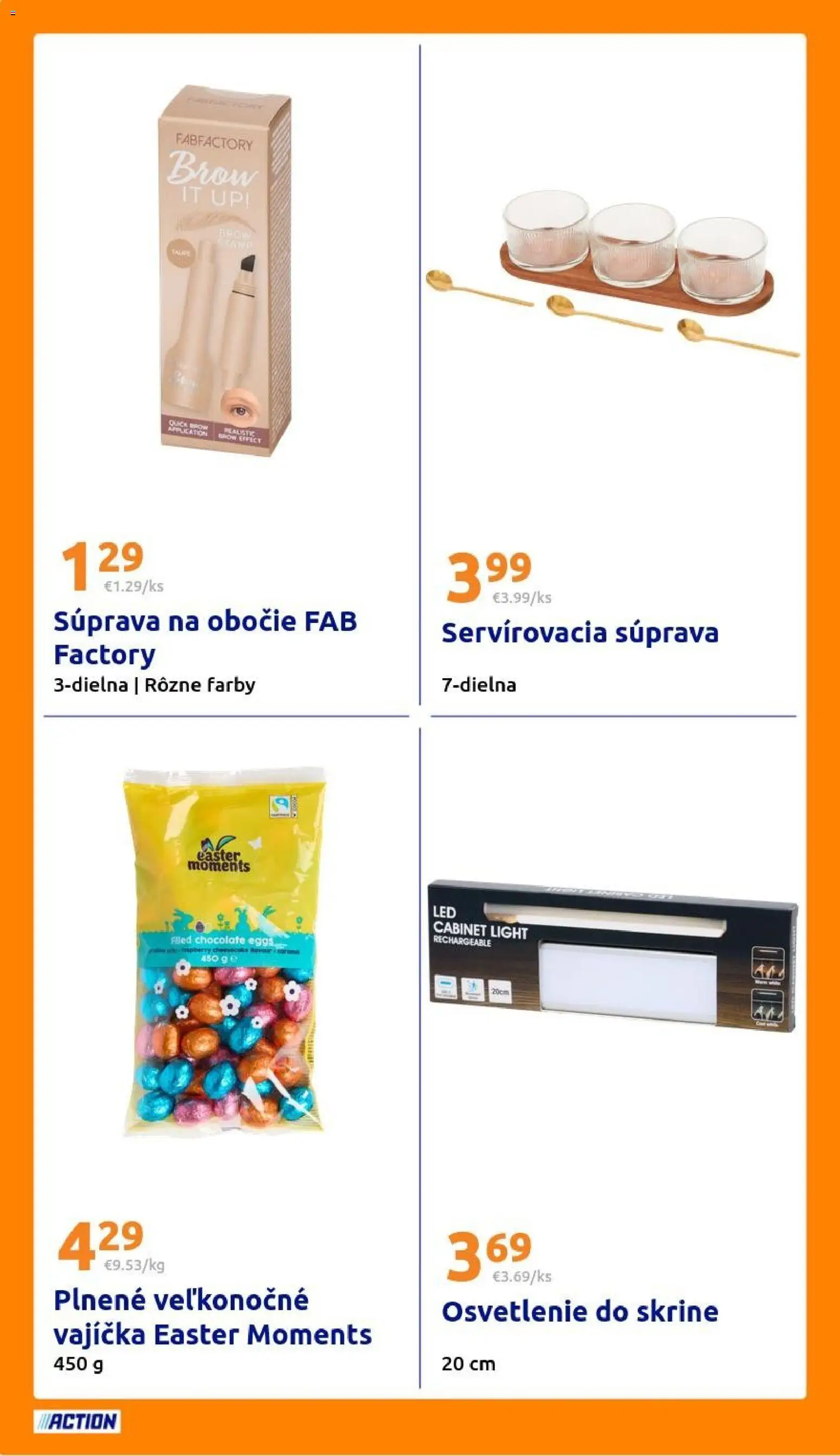 Nové Action akcie – leták je platný od 01.04.2026 | Strana: 24 | Produkty: Osvetlenie, Skrine