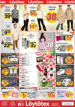 Löytötex-mainoslehti voimassa 22.04.2026 alkaen
