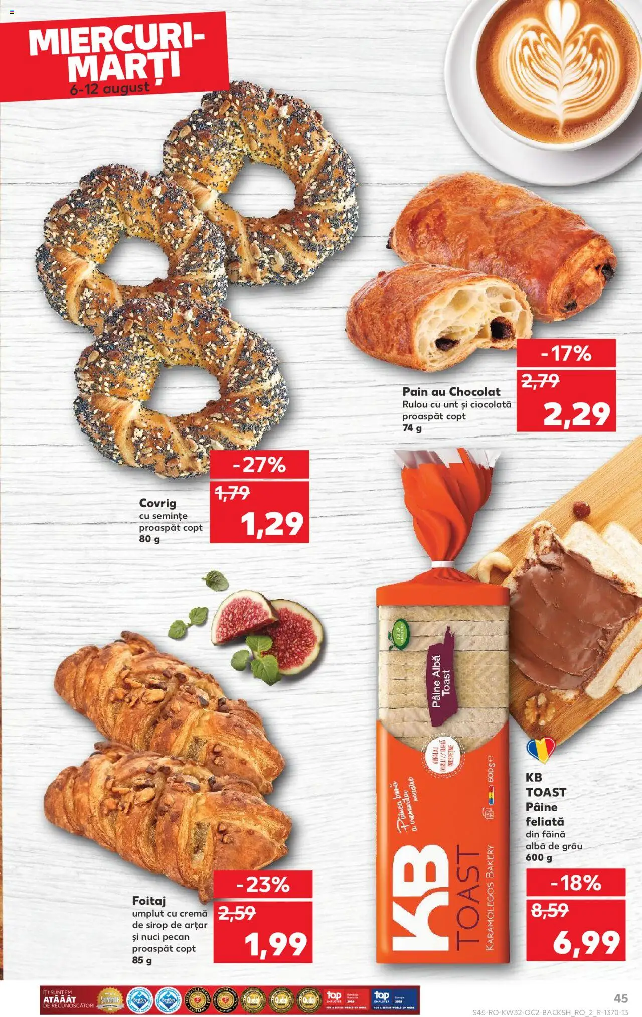 Catalog Kaufland - Tulcea – valabil de la 06.08.2025 | Pagină: 45 | Produse: Pc, Semințe, Sirop de arțar, Nuci