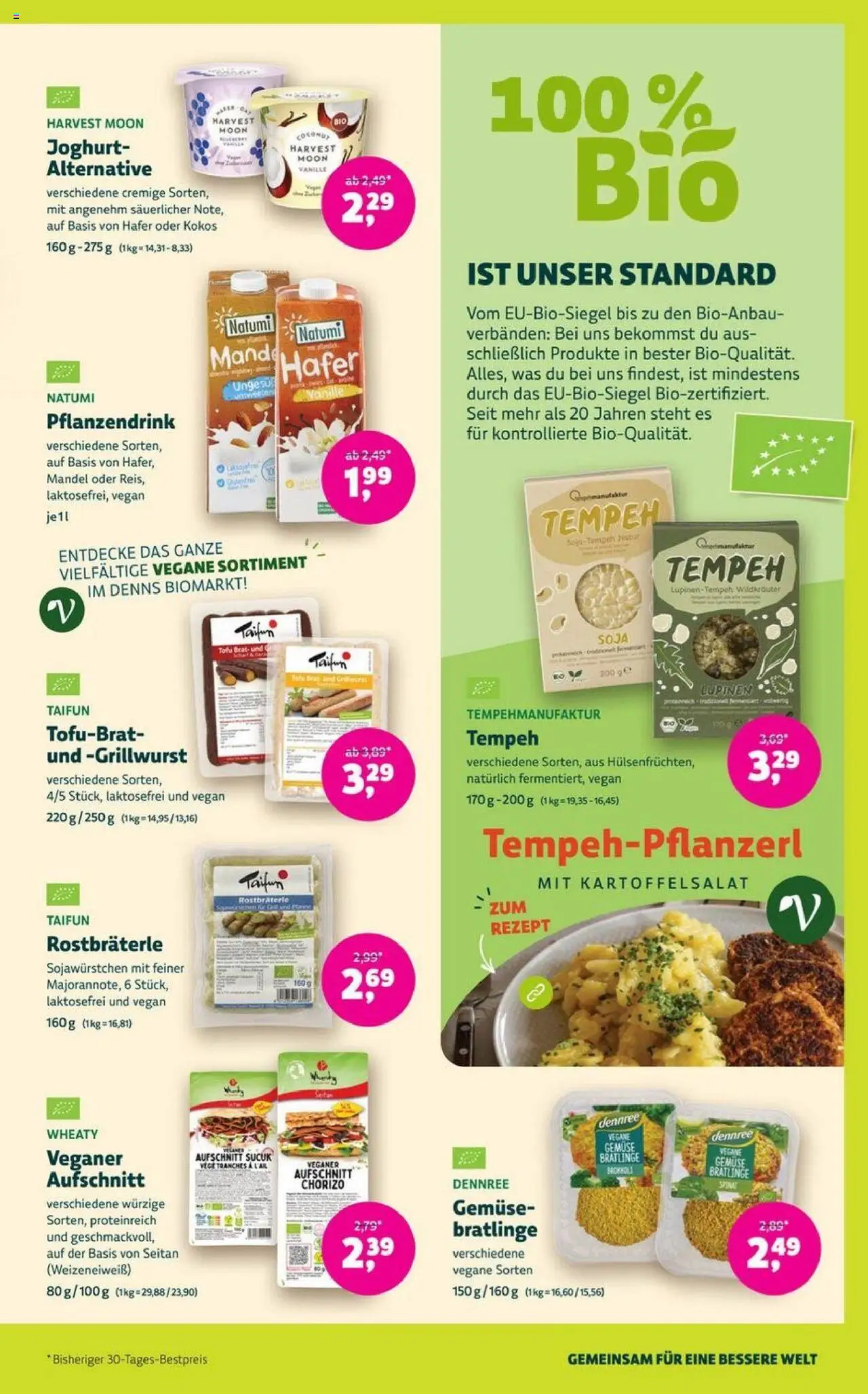 Denns BioMarkt Angebote – gültig ab 08.10.2025 | Seite: 3 | Produkte: Joghurt, Gemüse, Brokkoli