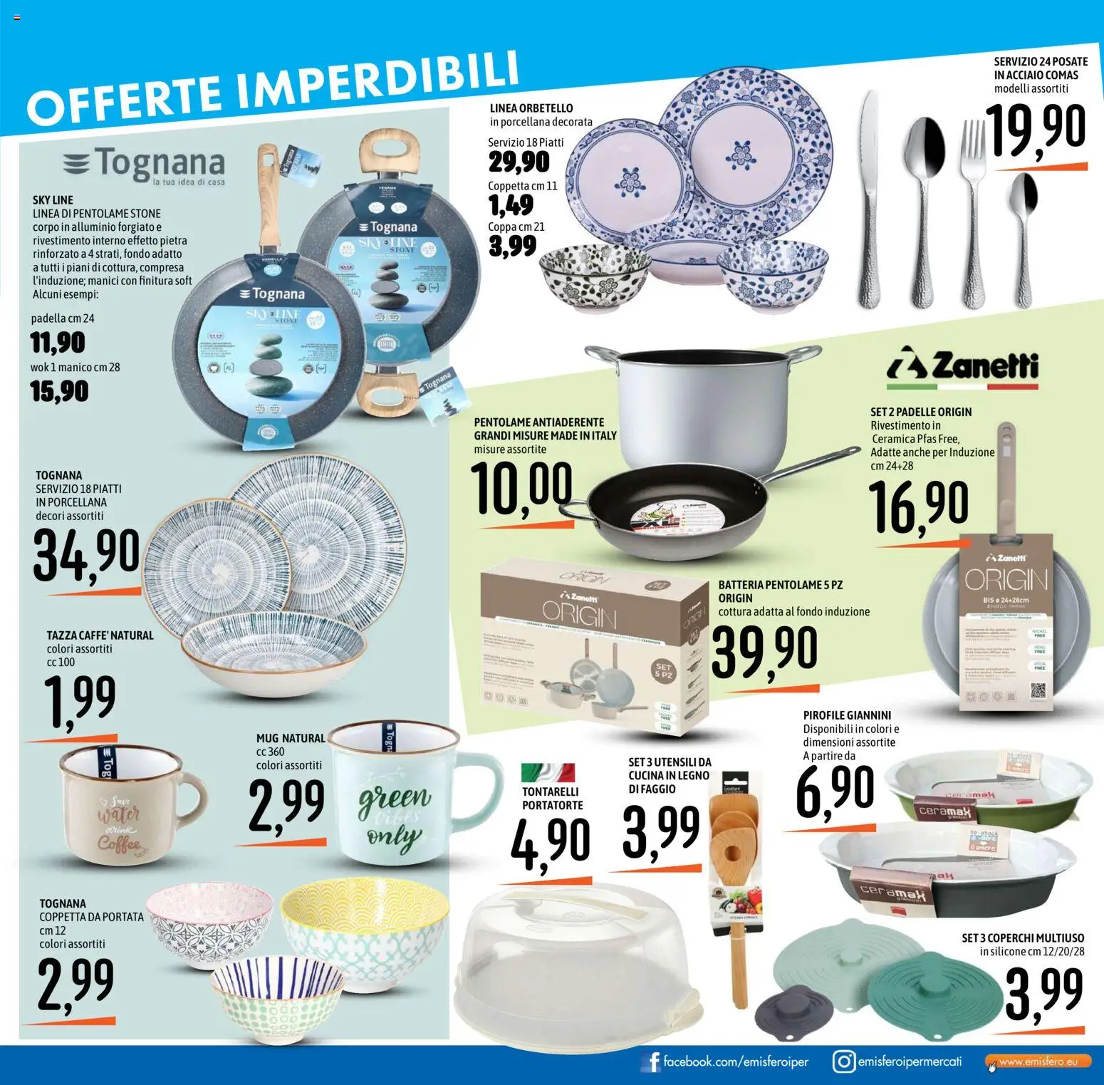 Volantino Emisfero del 26.03.2026 | Pagina: 29 | Prodotti: Silicone, Padella, Alluminio, Batteria