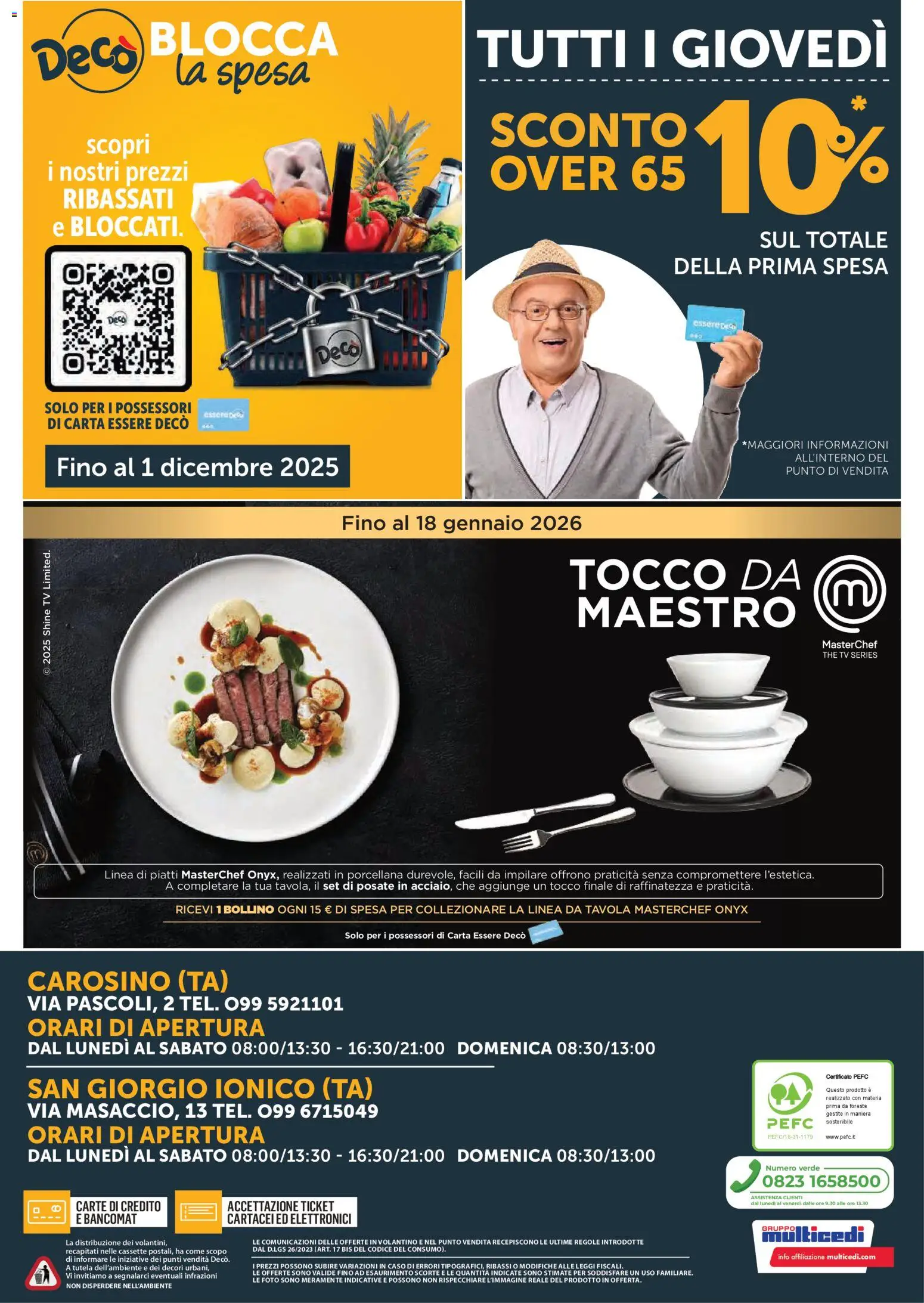 Volantino Decò del 28.10.2025 | Pagina: 16 | Prodotti: Posate, The, TV