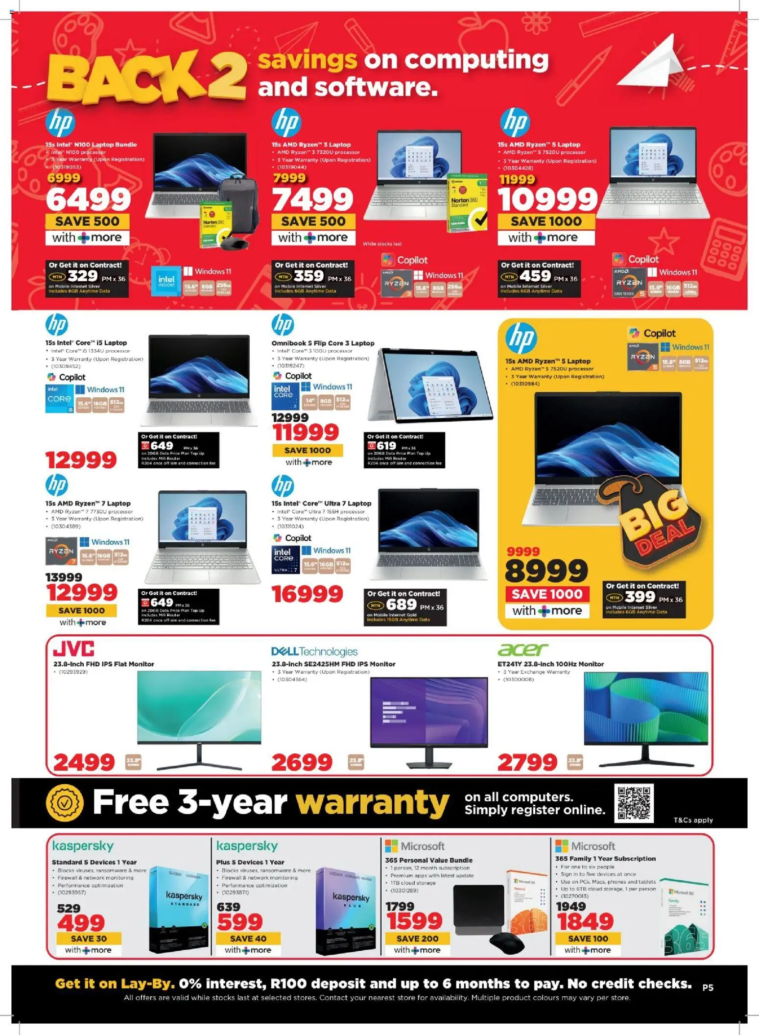 New HiFi Corp catalogue – valid from 04.02.2026 | Page: 5 | Products: Data, Sim, Monitor, Laptop
