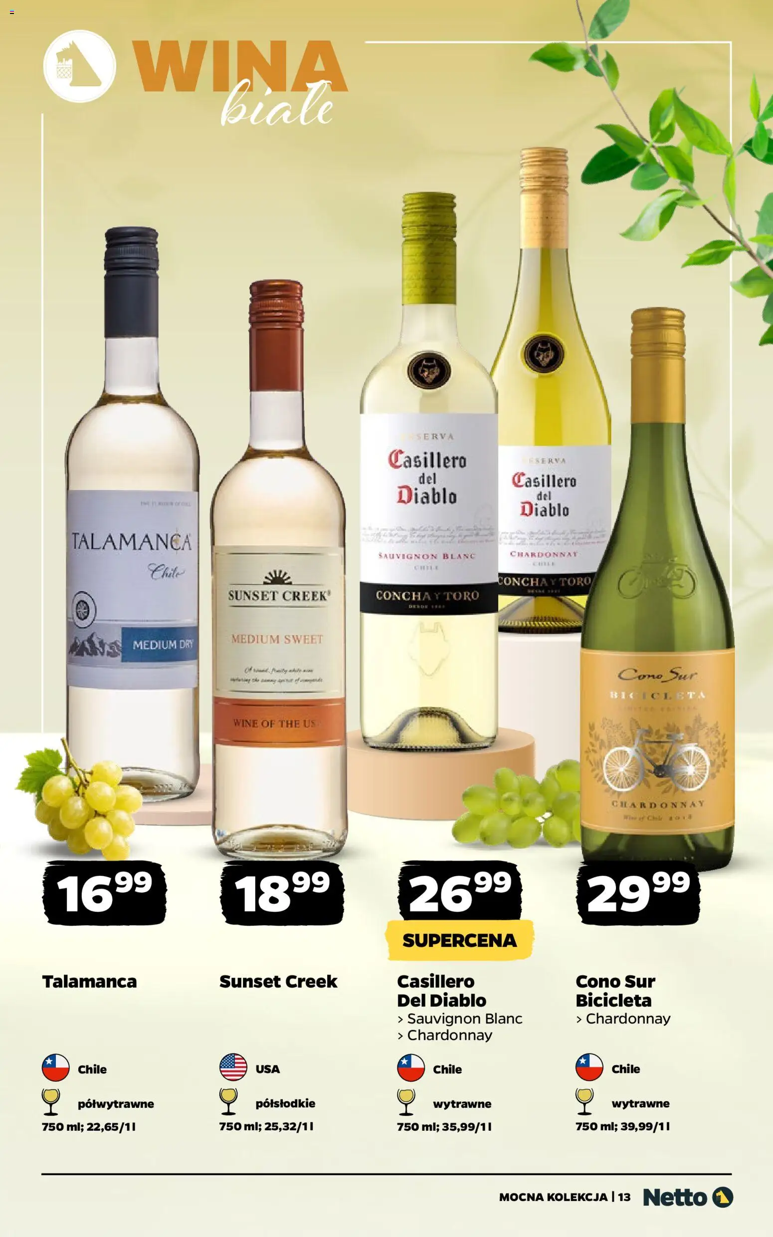 Netto gazetka - Wina od 27.04.2026 | Strona: 13 | Produkty: Chardonnay