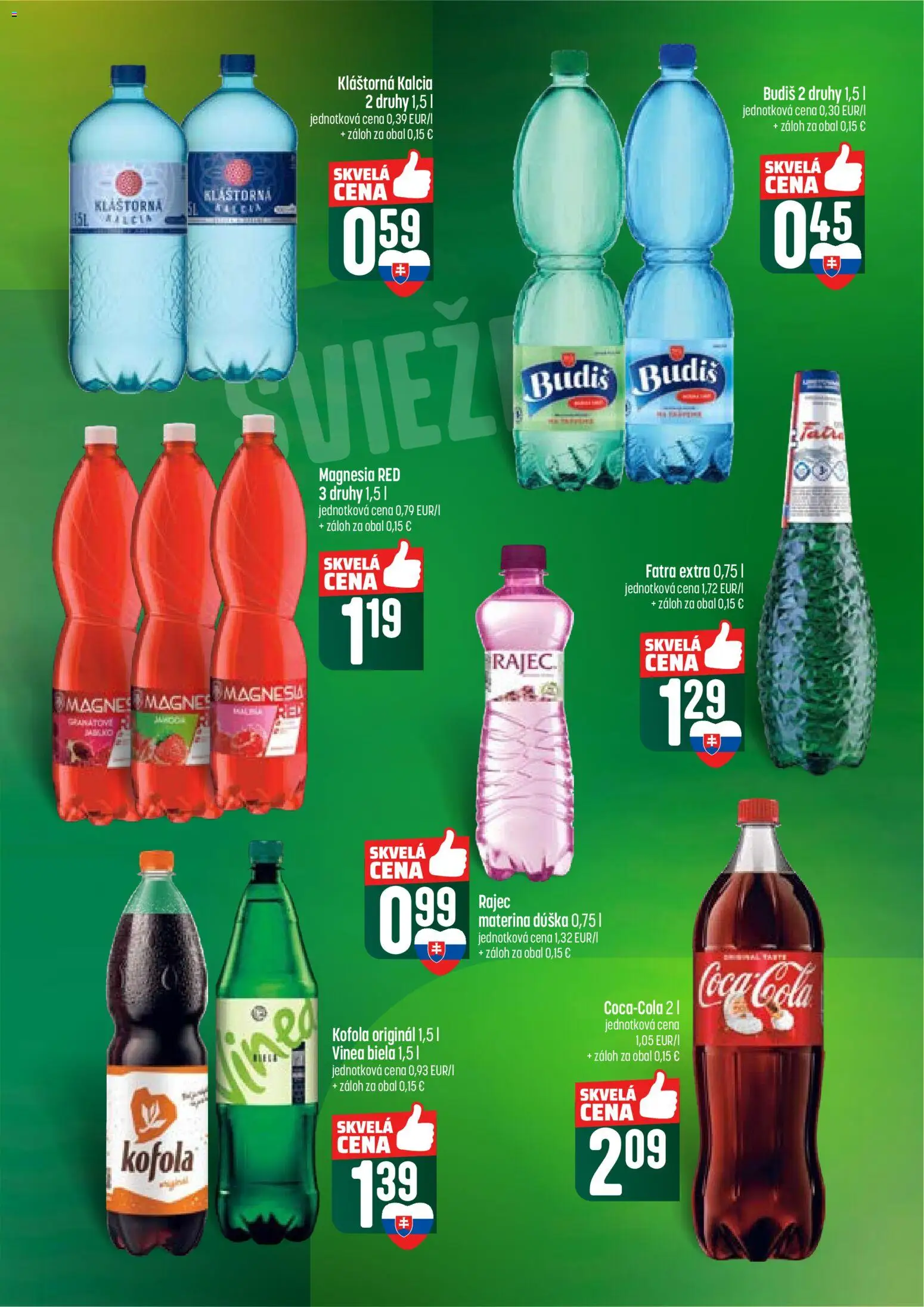 Nové COOP Jednota akcie – leták je platný od 15.01.2026 | Strana: 47 | Produkty: Kofola, Budiš, Fatra, Vinea