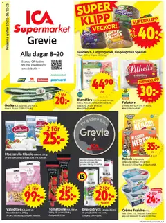 ICA Supermarket - Grevie - Förhandsvisning av reklamblad från butik ICA Supermarket aktuell från 10.11.2025