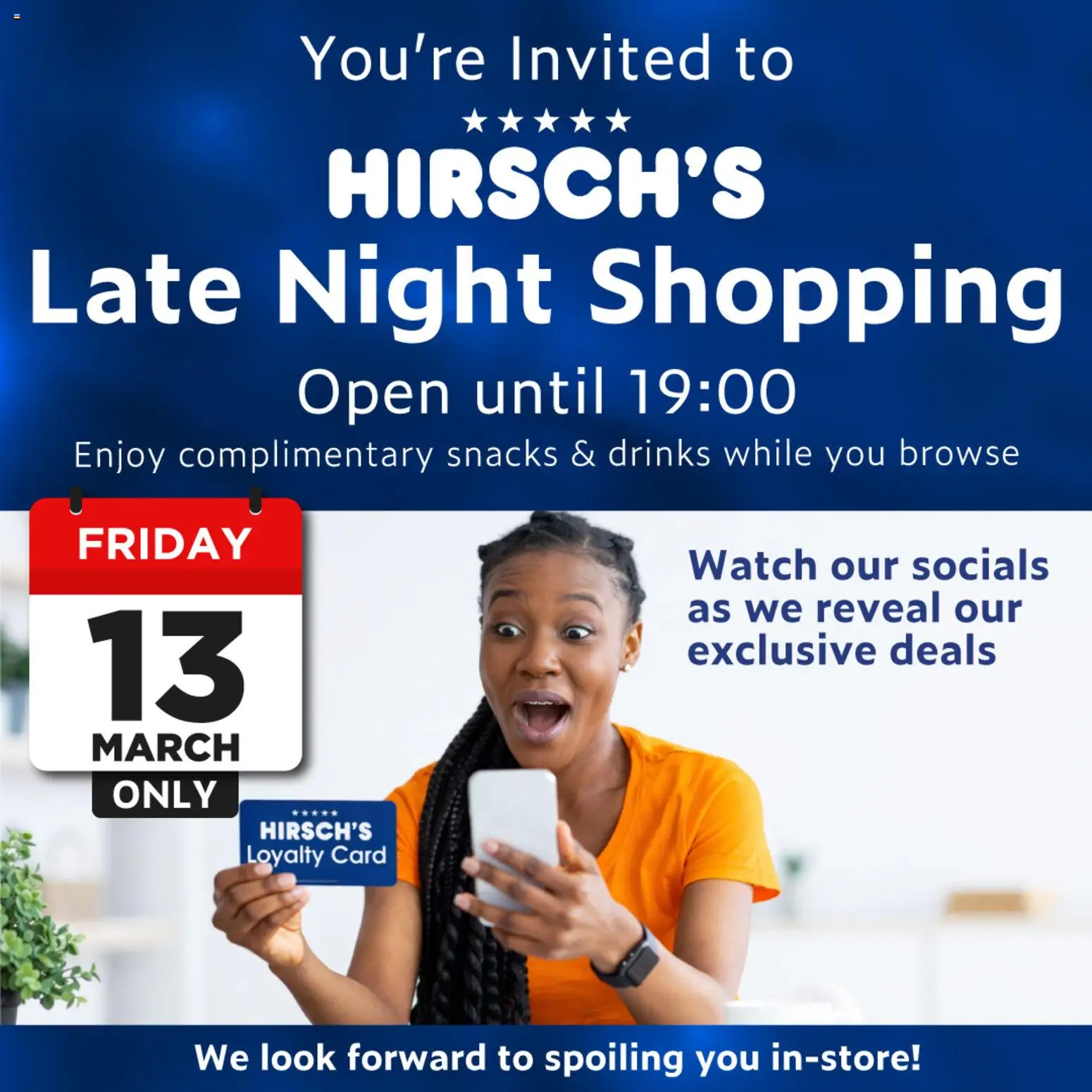 New Hirsch's catalogue – valid from 13.03.2026 | Page: 1 | Products: Watch, Snacks