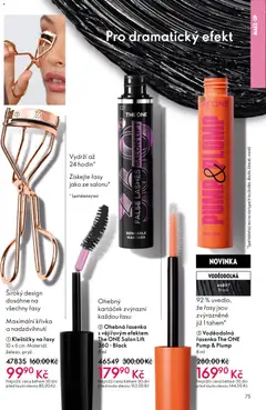 Náhled letáku Oriflame katalog č.02/2026 od 21.01.2026 | Strana: 75 | Produkty: Makeup, Test, Kleštičky na řasy, Řasenka