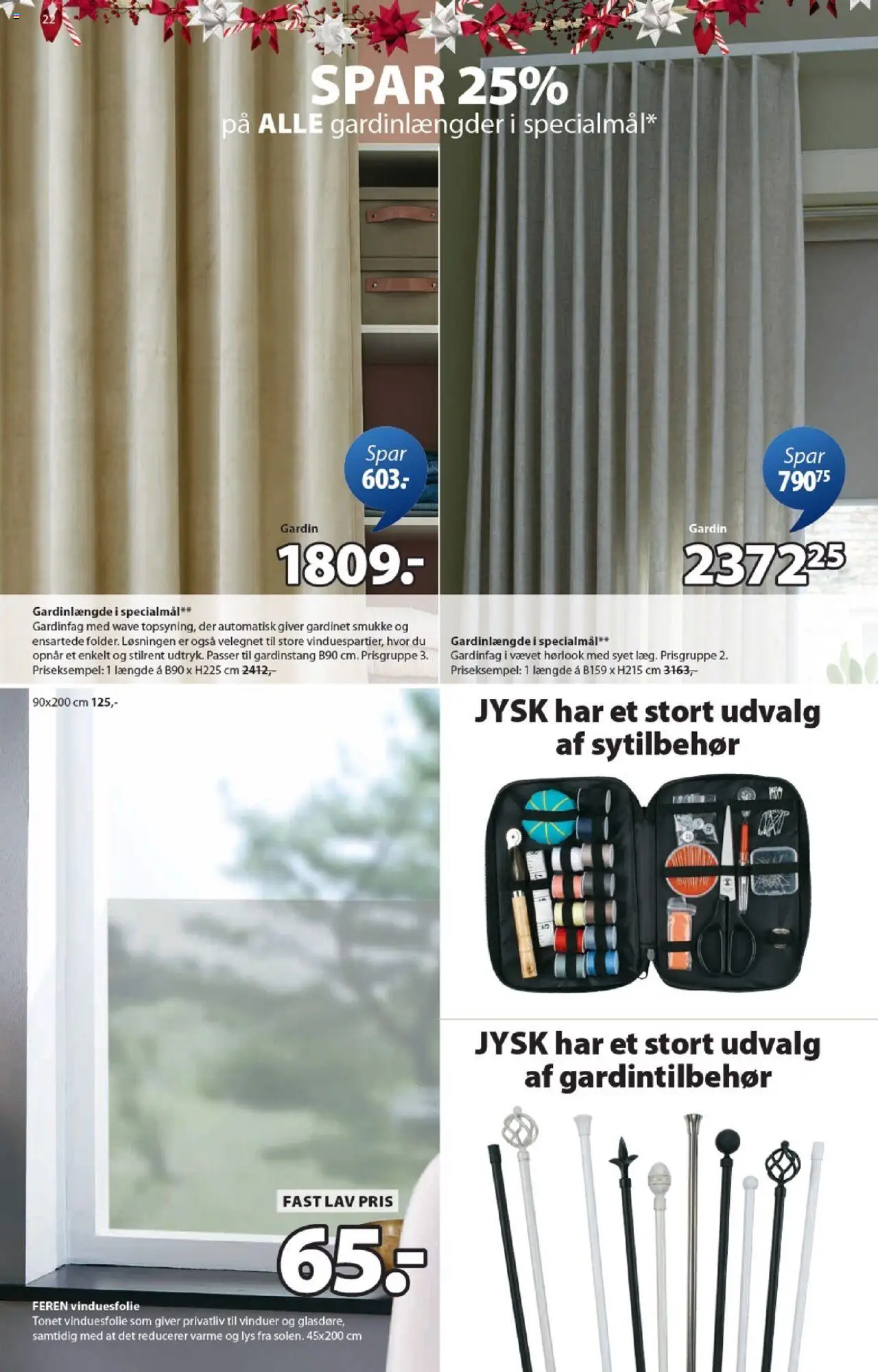 JYSK tilbudsavis – gyldig fra 17.10.2025 | Side: 22 | Produkter: Søm