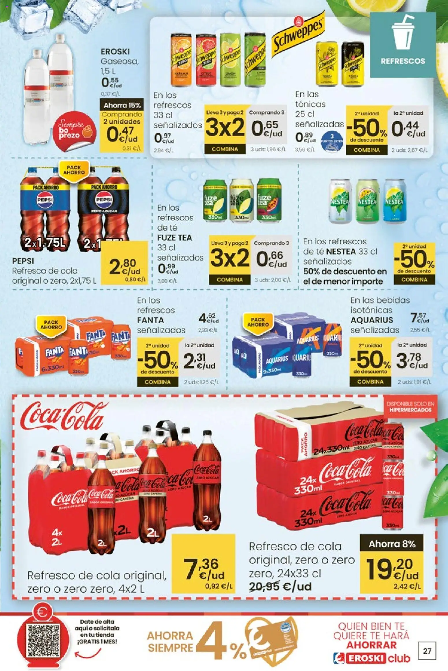 Eroski - Oferta 3x2 │ válido desde el 30.10.2025 | Página: 27 | Productos: Té