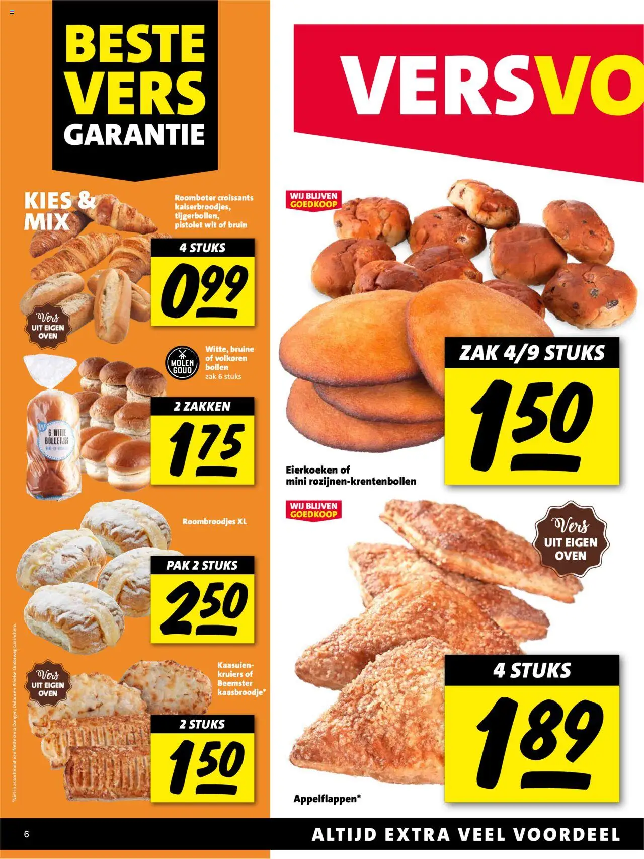  | Pagina: 6 | Producten: Roomboter, Zak, Oven, Bolletjes