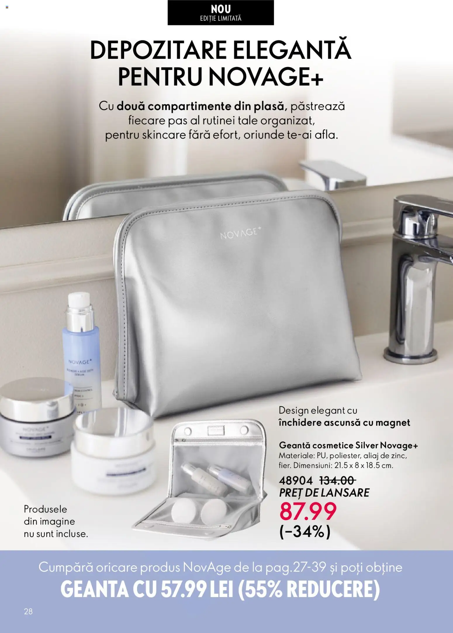 Noul catalog Oriflame – valabil de la 25.03.2026 | Pagină: 28 | Produse: Geantă