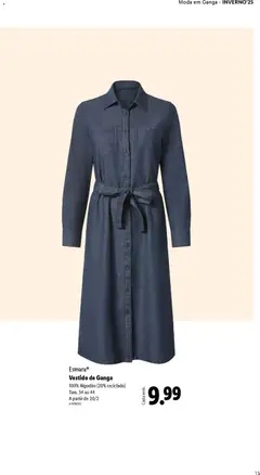 Pré-visualização Esmara® Vestido de Ganga, 100% Algodão (20% reciclado) Tam. 34 ao 44 A partir de 20/2 válido de 01.12.2025 | Página: 13