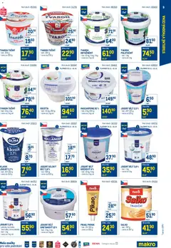 Náhled letáku Makro leták - Stabilně výhodná cena od 19.11.2025 | Strana: 9 | Produkty: Ricotta, Jogurt, Tvaroh, Tvaroh odtučněný