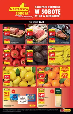 Pogląd oferty "Biedronka gazetka - Najtańsza sobota" - ważna od 27.12.2025