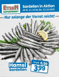 ETSAN Hamsi in Aktion ab 21.10.2025 gültig
