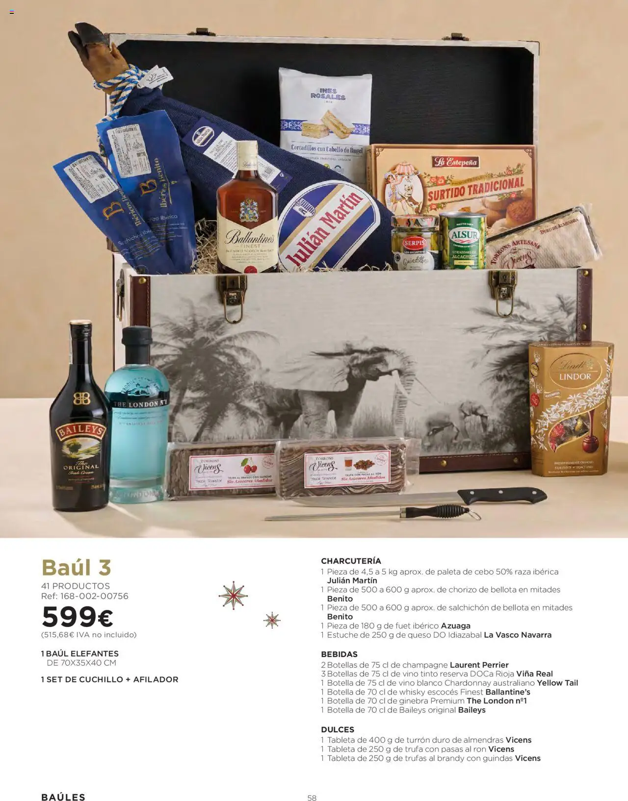 El Corte Inglés ofertas │ válido desde el 06.10.2025 | Página: 58 | Productos: Ron, Queso, Ginebra, Whisky