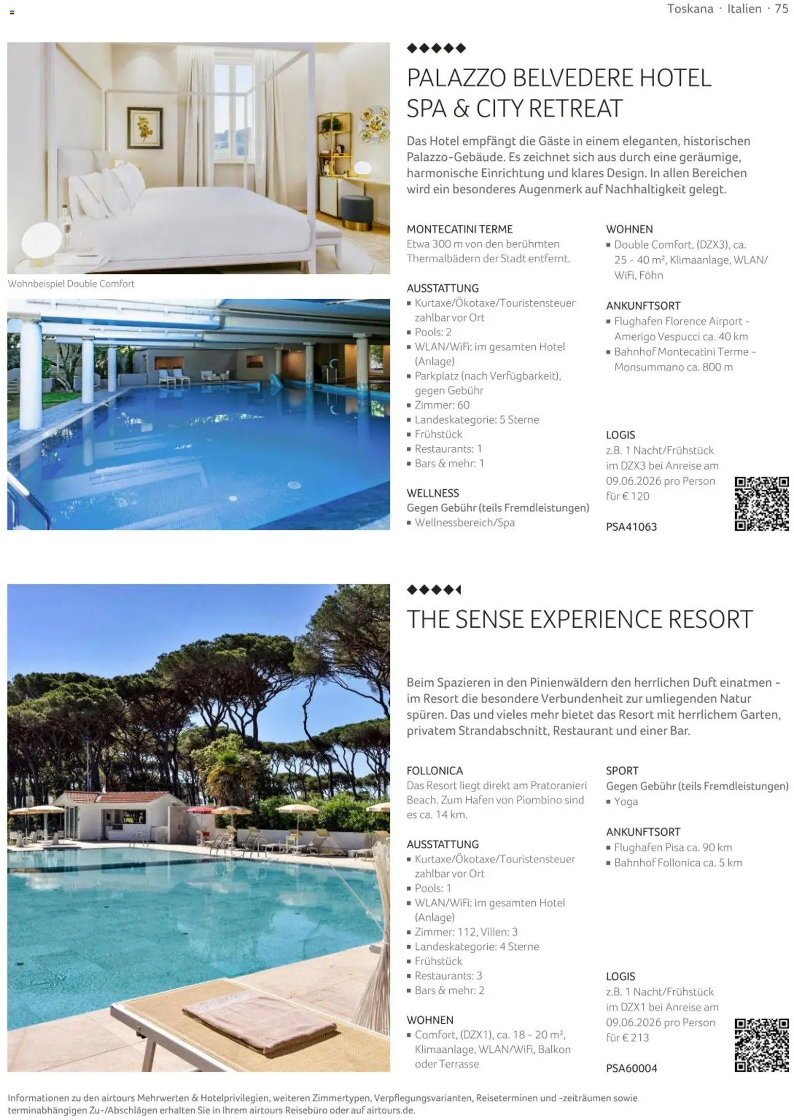 TUI airtours Katalog  Europareisen 2025/26 – gültig ab 01.11.2025 | Seite: 75 | Produkte: Duft, Föhn