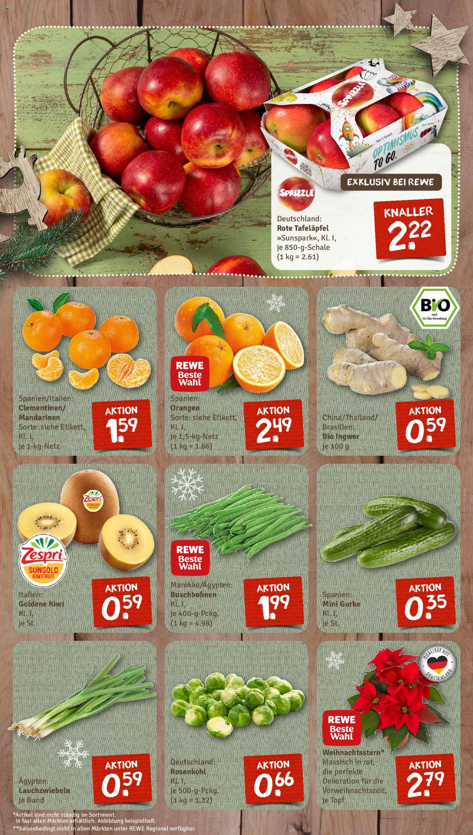 Nahkauf Prospekt – gültig ab 08.12.2025 | Seite: 3 | Produkte: Mandarinen, Orangen, Kiwi