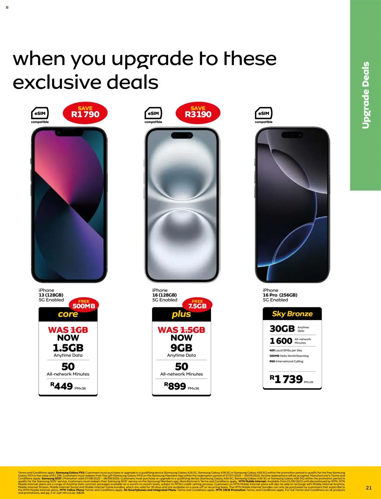 MTN Deals │ valid from 07.08.2025 | Page: 21 | Products: Data