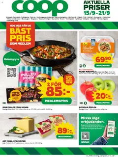 Coop - Almunge - Förhandsvisning av reklamblad från butik Coop aktuell från 15.09.2025