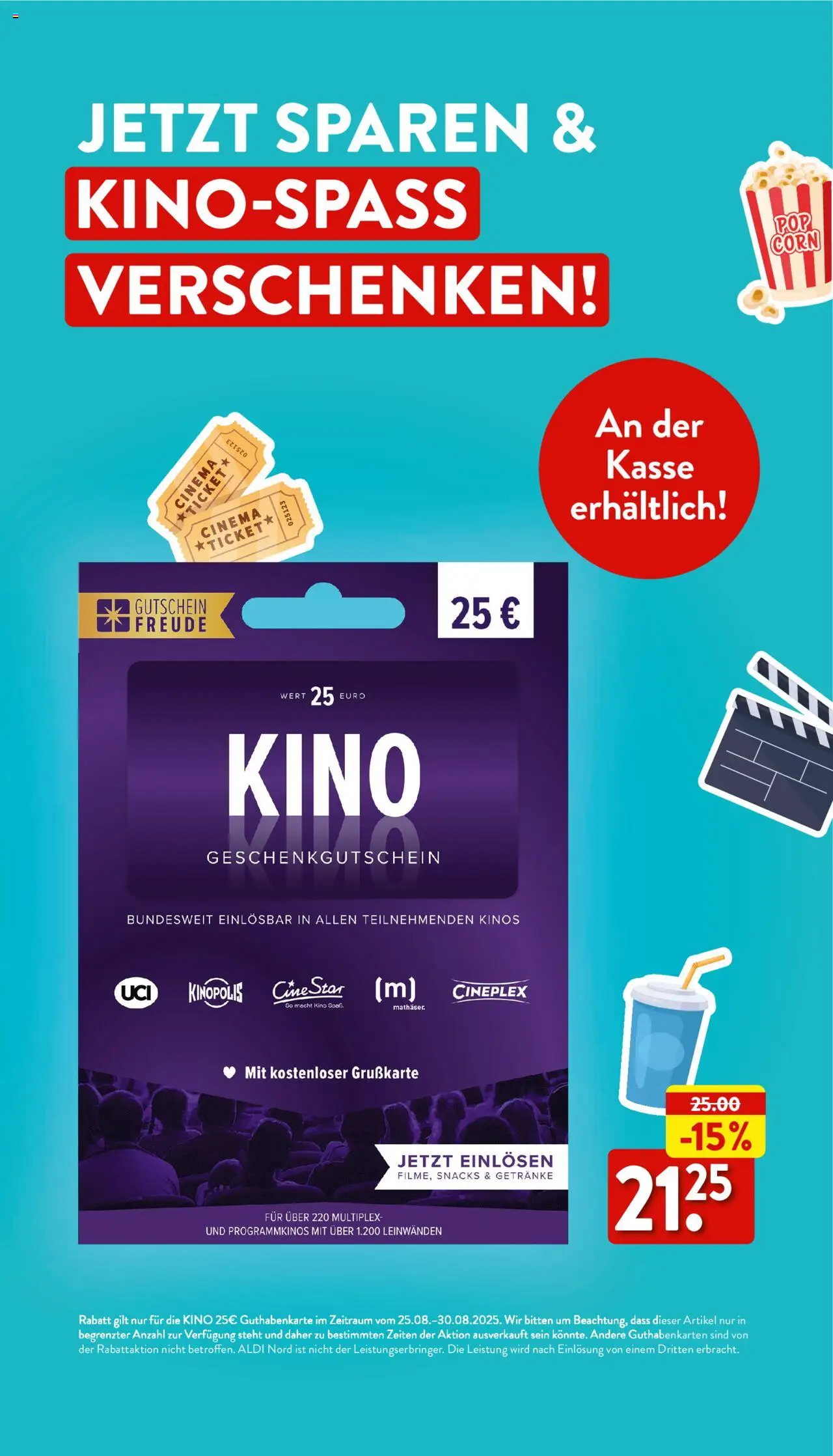 Aldi Prospekt 	 - gültig ab dem 25.08.2025 | Seite: 44
