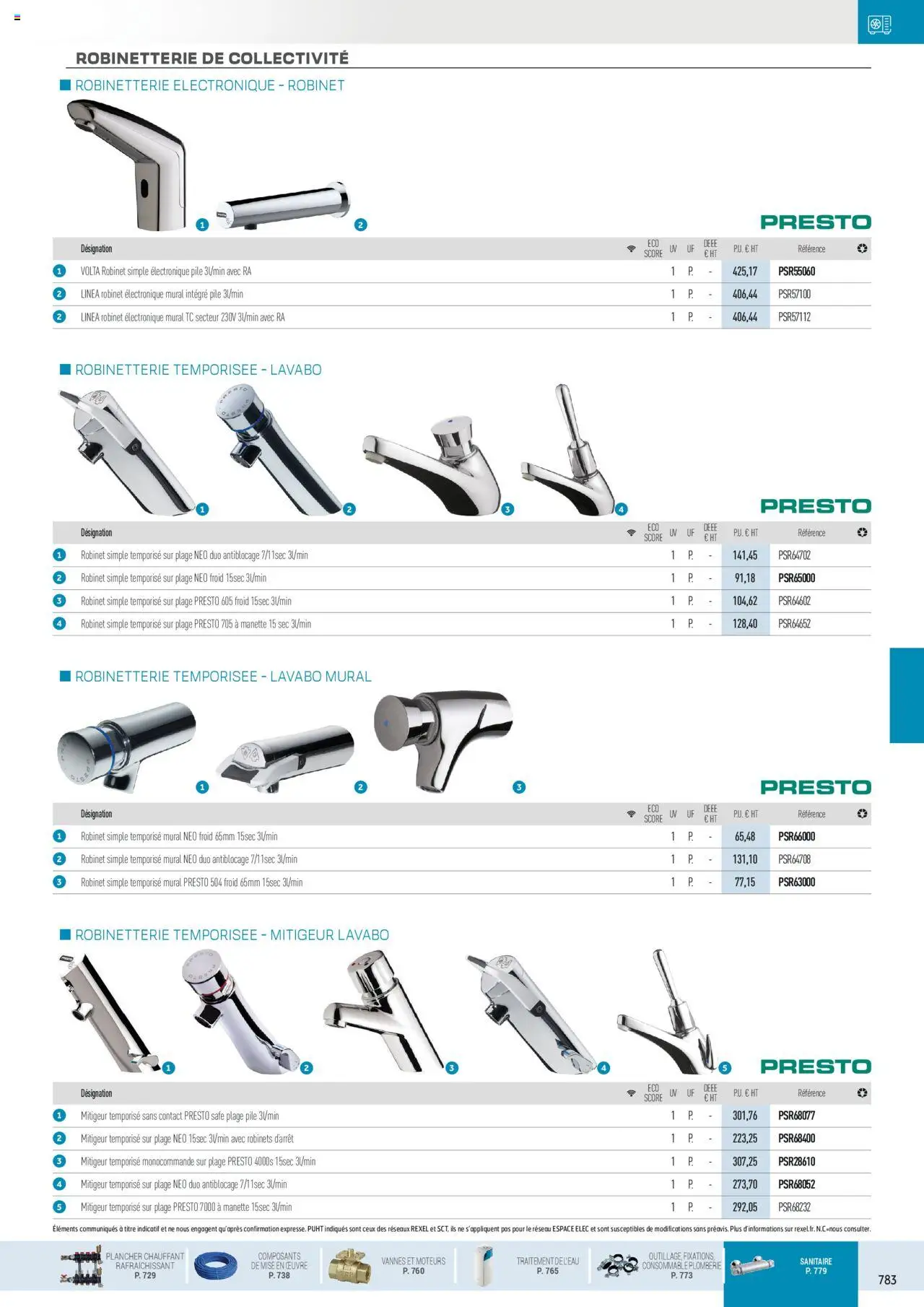  | Page: 125 | Produits: Robinet, Lavabo