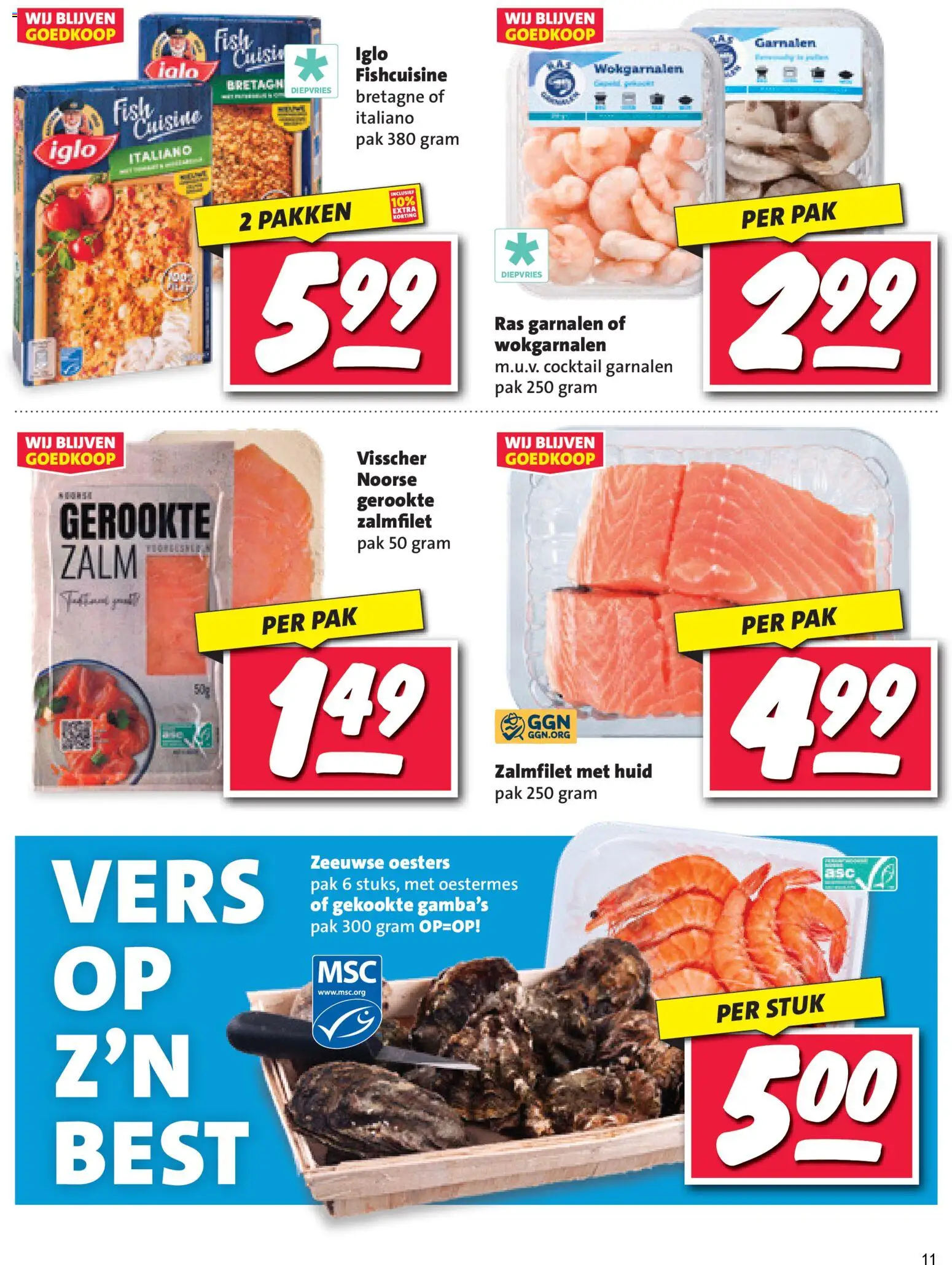 {H1} | Pagina: 11 | Producten: Zalm