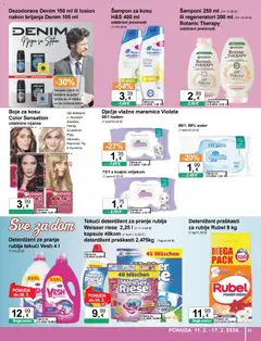 Katalog KTC - Pregled kataloga iz trgovine KTC, vrijedi od 11.02.2026 | Stranica: 31 | Proizvodi: Rubel, Šampon, Deterdžent za pranje rublja, Badem
