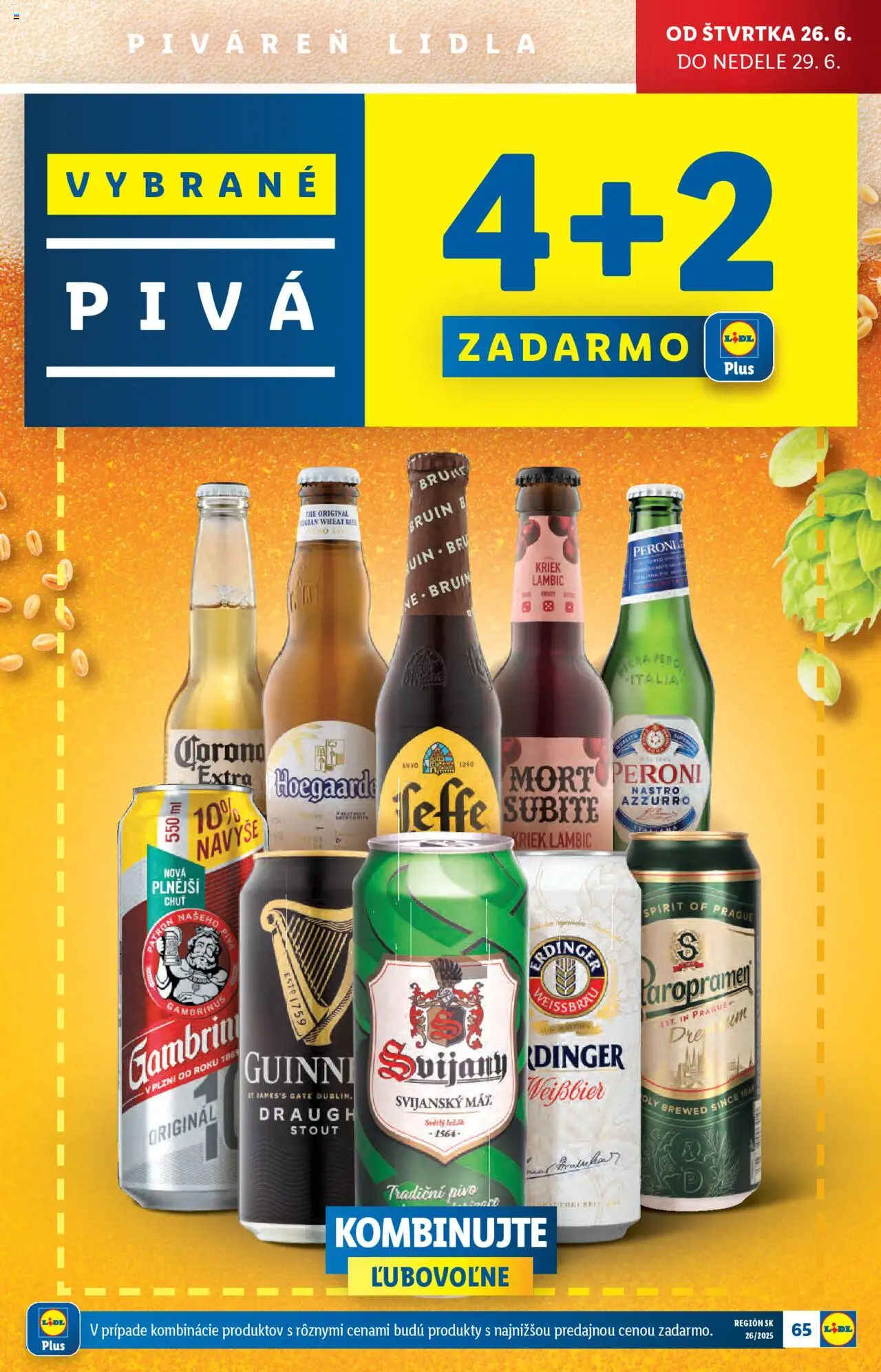 Lidl leták │ platný od 23.06.2025 | Strana: 81 | Produkty: Pivo, Pero, Staropramen, Gambrinus