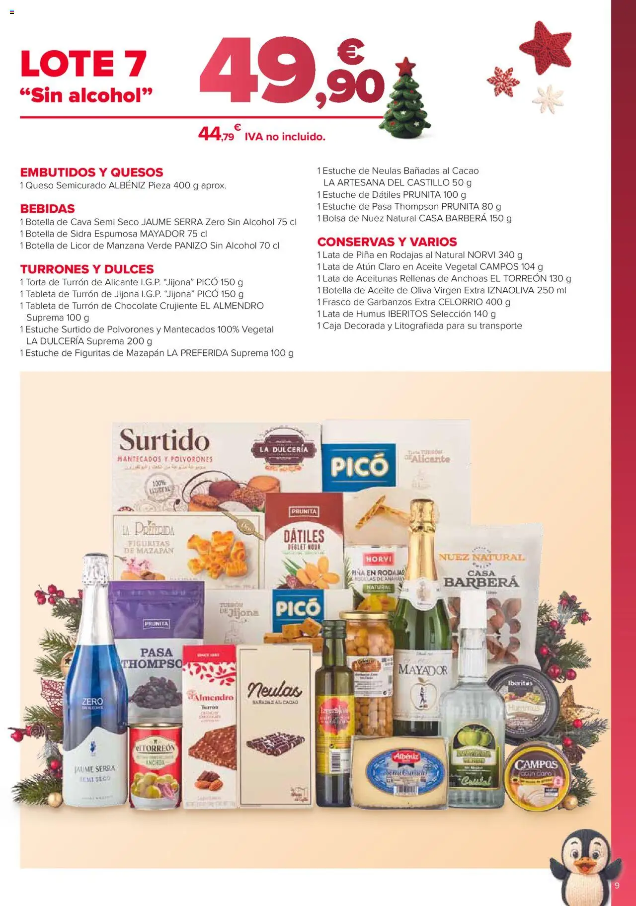 Carrefour - Cestas │ válido desde el 18.10.2025 | Página: 9 | Productos: Licor, Queso, Piña, Νυχτικό