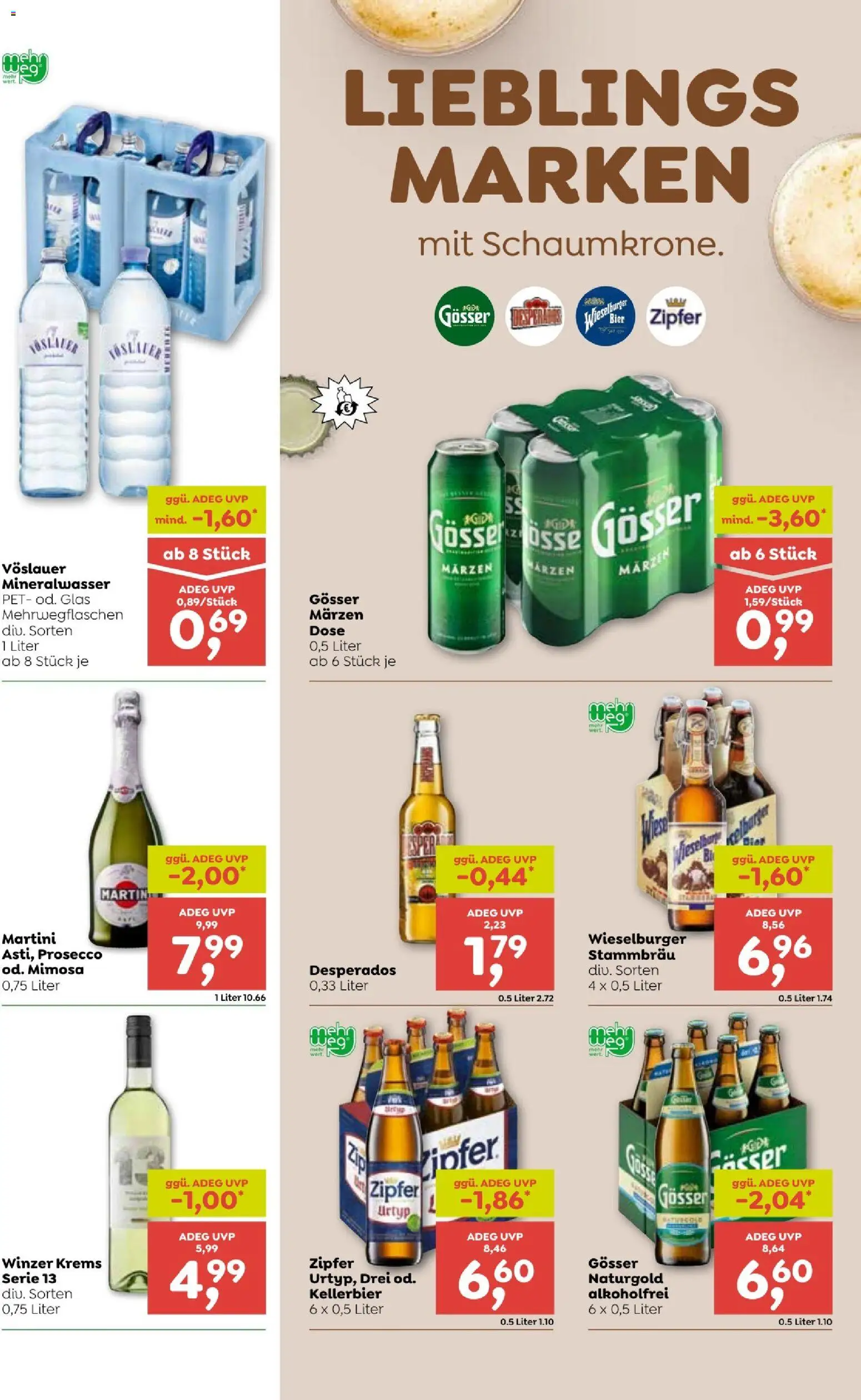 ADEG Flugblatt gültig ab 15.01.2026 | Seite: 13 | Produkte: Bier