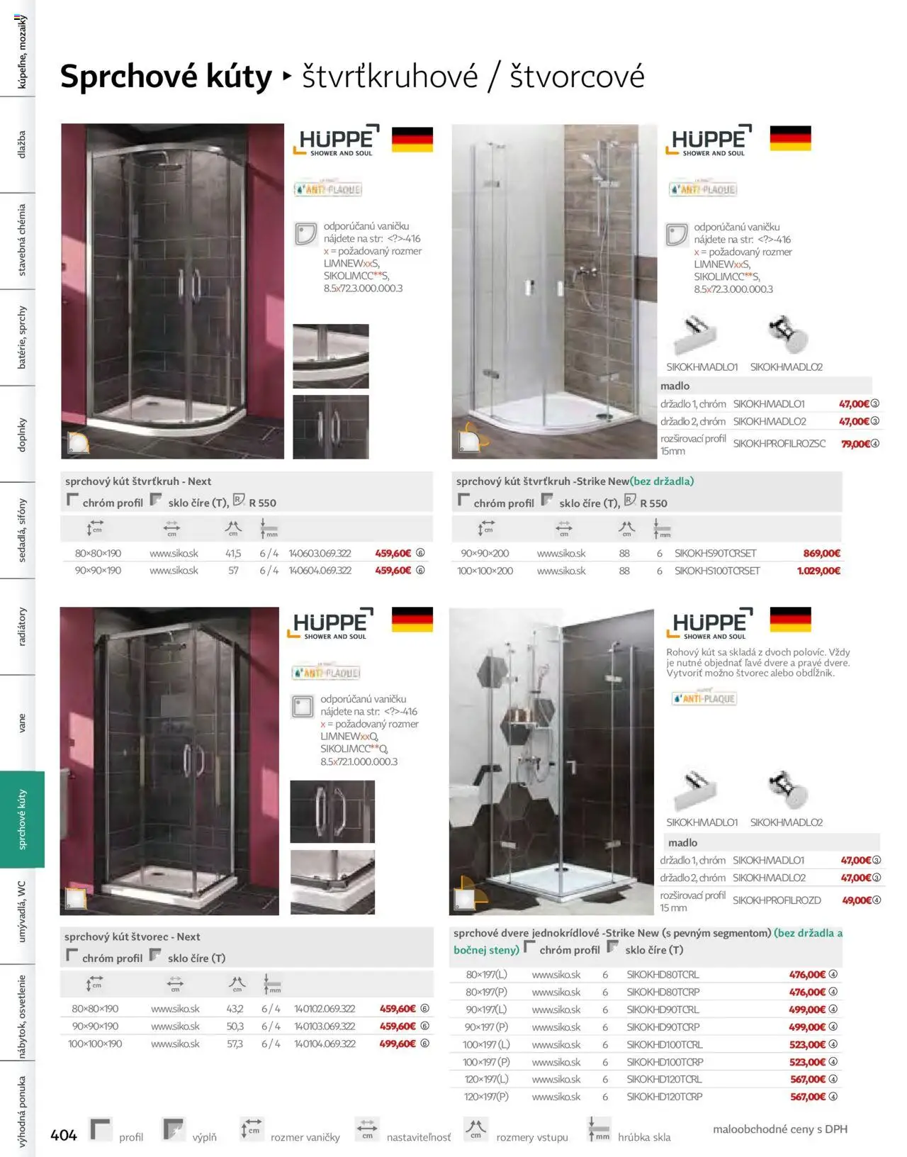 Nové Siko akcie – leták je platný od 01.08.2024 | Strana: 510 | Produkty: Osvetlenie, Sprchové dvere, Sprchový kút, Dlažba