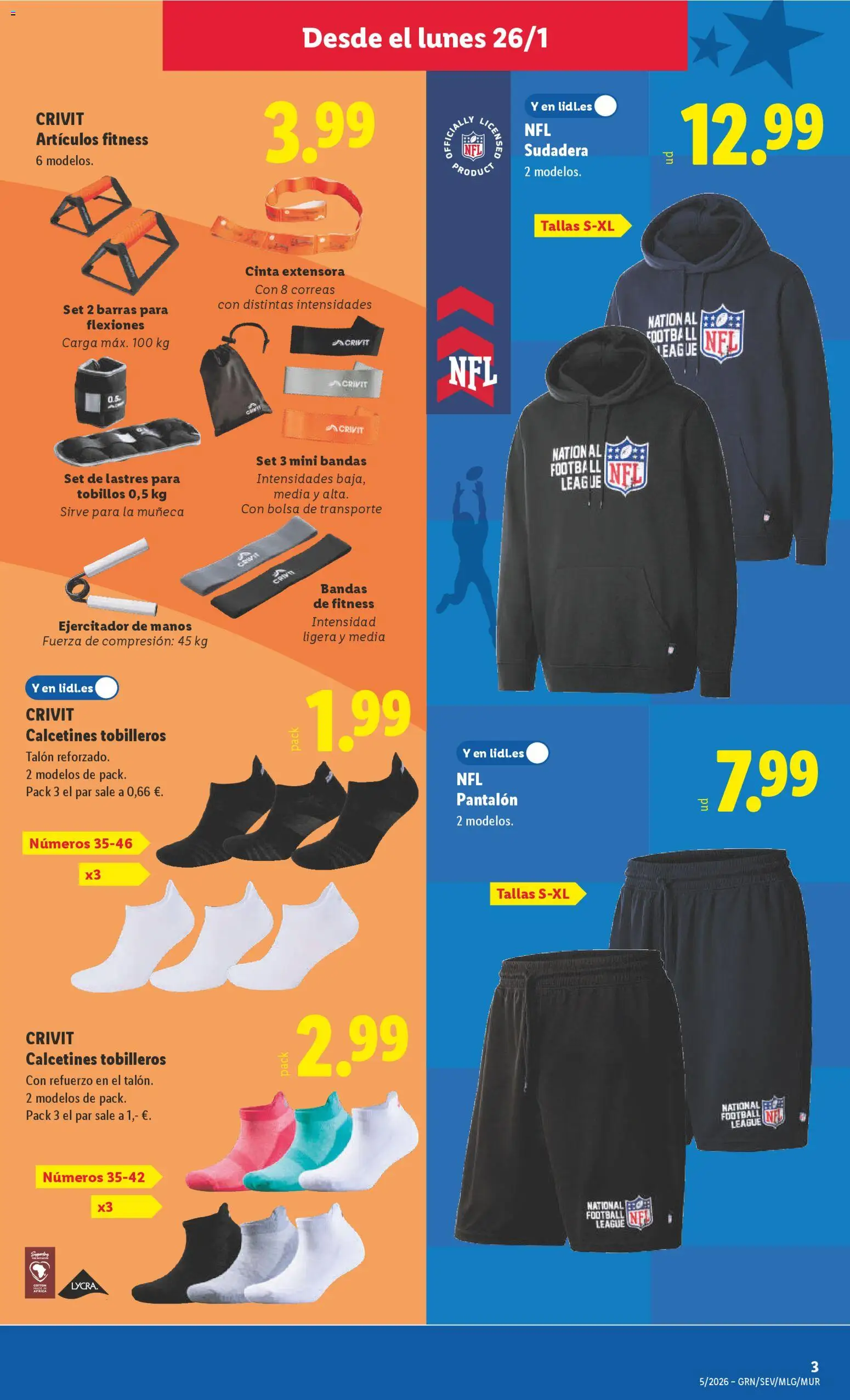 Lidl folleto de bazar │ válido desde el 26.01.2026 | Página: 5 | Productos: Sudadera, Muñeca, Bolsa
