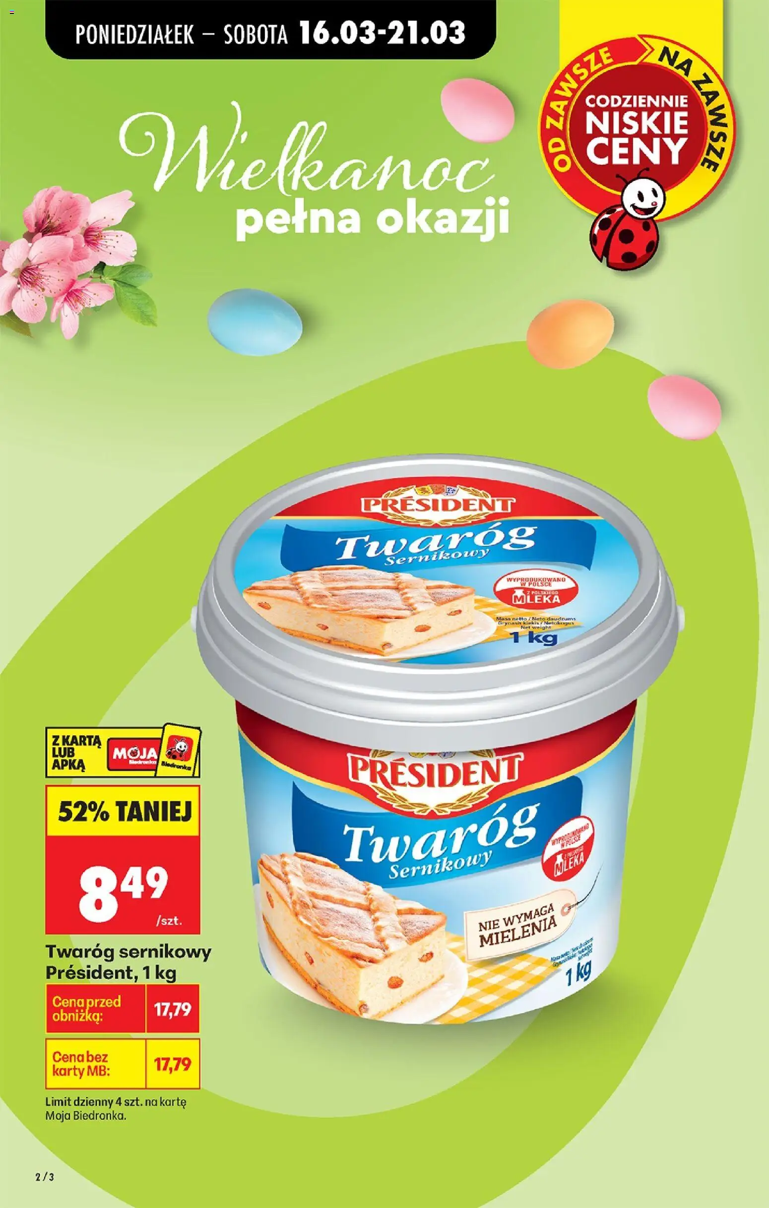 Biedronka Polsko leták od 16.03.2026 | Strana: 2 | Produkty: Karty